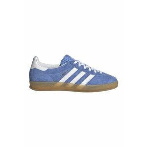 Pantofi sport din piele intoarsa cu logo contrastant Gazelle - Albastru lavanda/Alb optic imagine