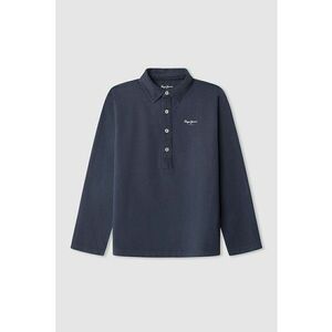 Bluza polo cu logo - Albastru ultramarin imagine