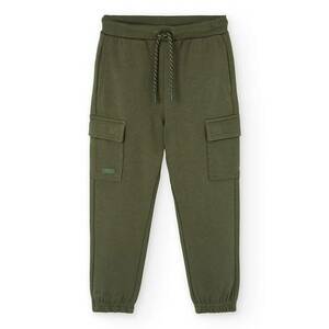 Pantaloni cargo cu snur in talie - Kaki imagine