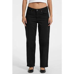 Blugi relaxed fit din denim - Negru imagine