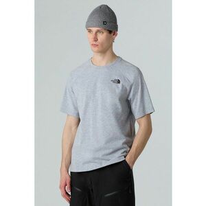 Tricou cu decolteu rotund - Gri deschis melange imagine