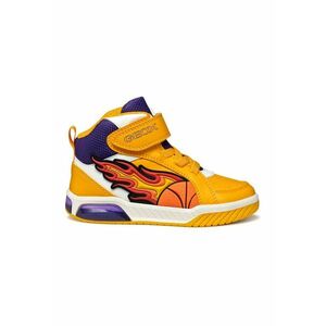 Pantofi sport mid-cut cu LED-uri - Portocaliu/Alb optic/Albastru indigo imagine