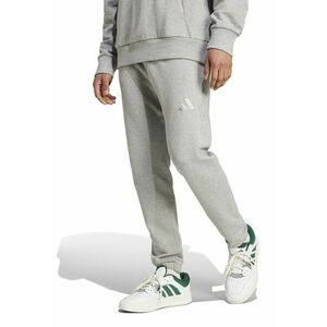 Pantaloni de trening din bumbac cu snur in talie - Gri deschis melange imagine