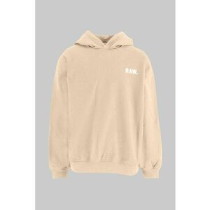 Hanorac supradimensionat de bumbac - Bej imagine