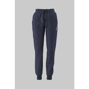 Pantaloni de trening de bumbac cu snur - Albastru inchis imagine