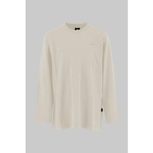 Bluza uni de bumbac - Bej deschis imagine