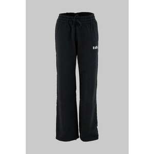 Pantaloni de trening de bumbac cu snur - Negru imagine