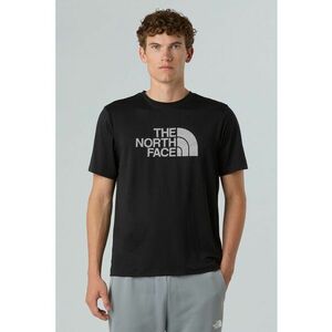 Tricou regular fit cu decolteu la baza gatului pentru fitness - Alb/Negru imagine