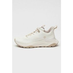 Pantofi sport Motion Access din material textil cu talpa wedge - Alb/Maro taupe deschis imagine