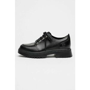 Pantofi de piele cu sireturi Cambria Valley - Negru imagine