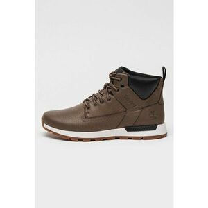 Pantofi sport medii de piele cu garnituri de piele Killington Trekker - Maro inchis/Negru imagine