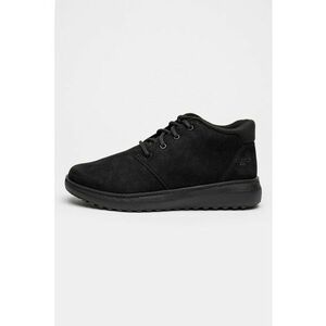 Pantofi sport de piele nabuc Hudson Road - Negru imagine