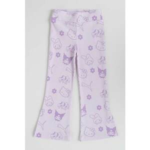 Colanti evazati Hello Kitty - Lila imagine