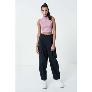 Pantaloni cargo relaxed-fit - pentru fitness Unstoppable - Negru imagine