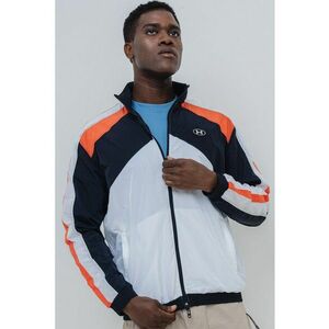 Jacheta cu guler mediu - pentru antrenament Icon - Alb/Negru/Coral imagine