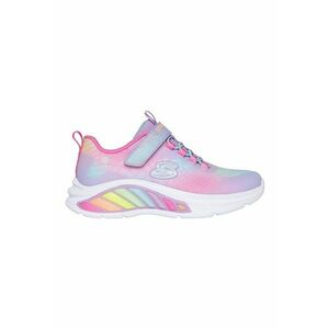Pantofi sport Rainbow Cruisers cu LED-uri - Verde pal/Lila/Alb optic imagine
