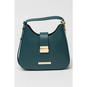 Geanta de piele cu bareta ajustabila - Verde persan imagine