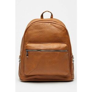 Rucsac de piele ecologica cu tinte - Caramel imagine