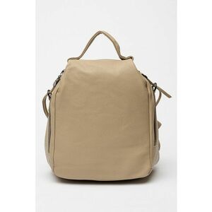 Rucsac de piele ecologica cu barete detasabile - Gri deschis imagine