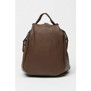Rucsac de piele ecologica cu barete detasabile - Maro inchis imagine