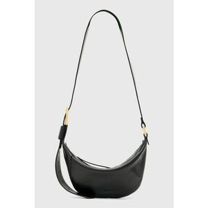 Geanta crossbody de piele - Negru imagine