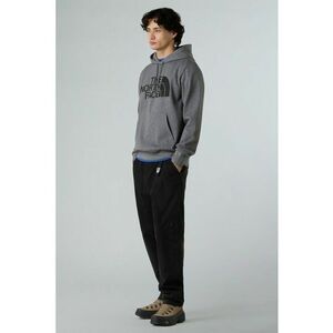 Hanorac din amestec de bumbac cu imprimeu logo - Gri antracit imagine