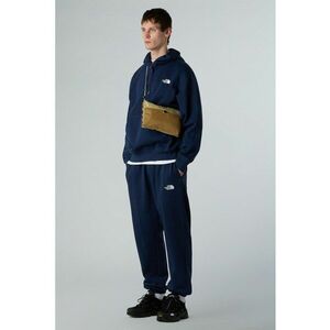 Pantaloni de trening relaxed fit din amestec de bumbac Essential - Bleumarin imagine
