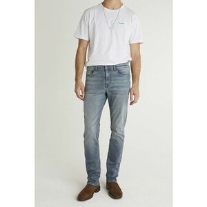 Blugi slim fit Hatch - Albastru prafuit imagine