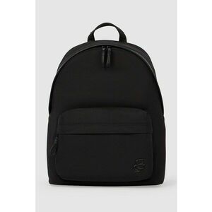 Rucsac uni cu buzunar exterior - Negru imagine