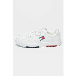 Pantofi sport low-cut de piele - Rosu/Alb optic/Bleumarin imagine