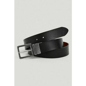 Curea uni din piele - Negru imagine