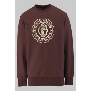Bluza de trening de bumbac cu logo - Rosu stins imagine
