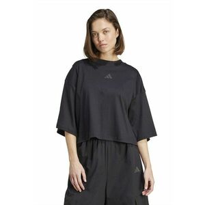 Tricou lejer cu maneci medii - Negru imagine