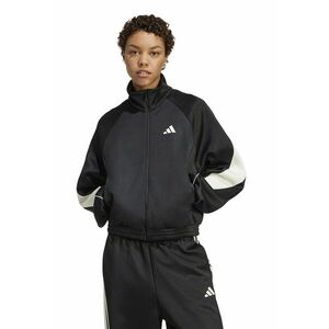 Bluza de trening cu fermoar si maneci raglan Stadium - Negru stins/Alb murdar imagine