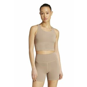 Top crop pentru antrenament - Maro nisip imagine