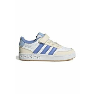 Pantofi sport Breakbase din piele ecologica cu inchidere velcro - Alb/Albastru lavanda imagine