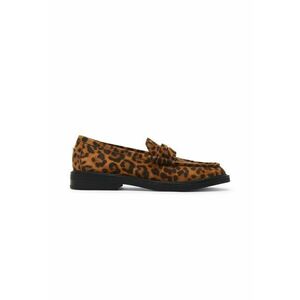 Pantofi loafer de piele Adison - Negru/Caramel imagine