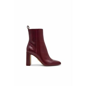 Botine de piele ecologica Adelise - Violet pruna imagine