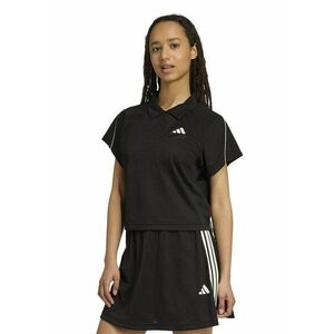 Tricou polo Stadium - Negru/Alb optic imagine