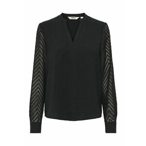 Bluza cu decolteu in V - Verde inchis imagine
