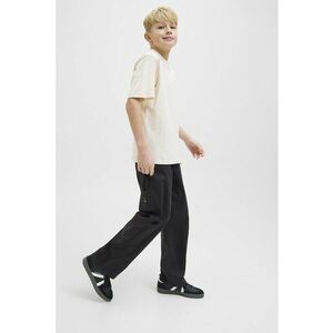 Pantaloni cu croiala dreapta - Negru imagine