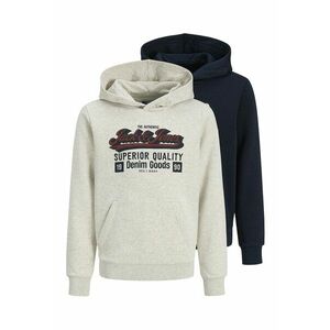 Set de hanorace cu logo - 2 piese - Maro nisip/Bleumarin imagine