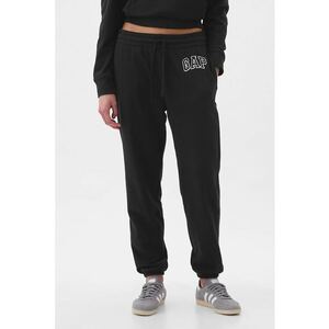 Pantaloni de trening cu snur de ajustare in talie - Negru imagine