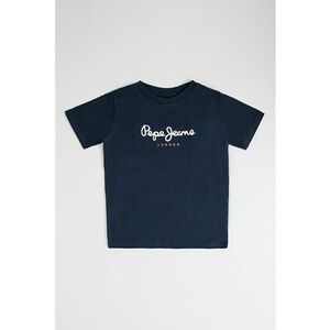 Tricou cu imprimeu logo - Bleumarin imagine