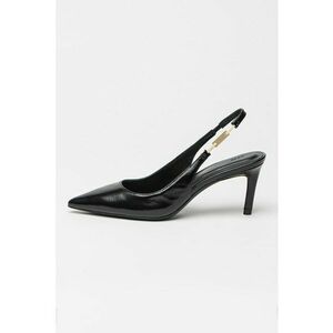 Pantofi din piele cu varf ascutit Gracey - Negru imagine