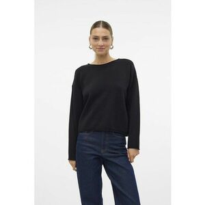 Pulover uni tricotat fin - Negru imagine