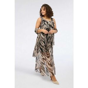 Rochie din tul cu animal print - Multicolor imagine