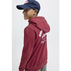 Hanorac regular fit cu model text - Rosu imagine