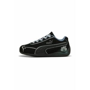 Pantofi sport Speedcat de piele intoarsa cu logo - Negru imagine