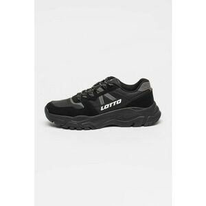 Pantofi sport cu insertii de piele ecologica Motimo - Negru imagine